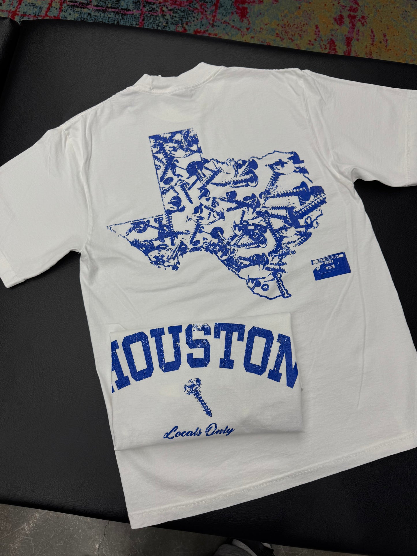 HLO - TX SCREWS TEE (WHT/ROYAL)