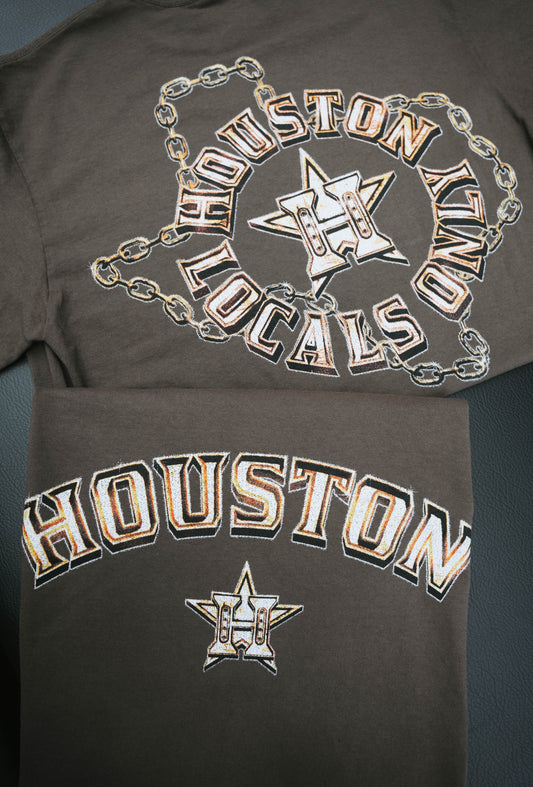 HOUSTON LOCALS ONLY / RUSTED GOLD (MOCHA)