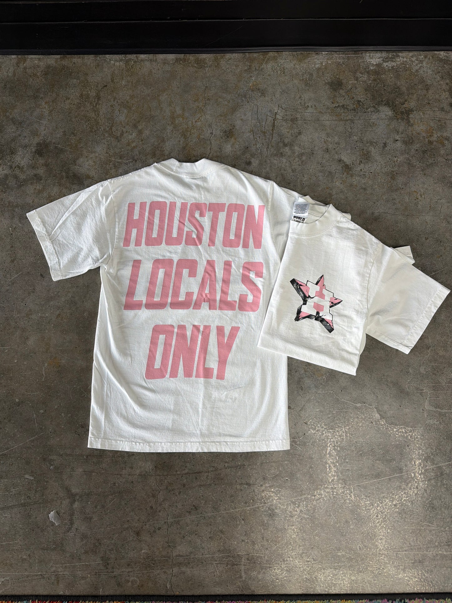 HLO - H STAR TX STATE (WHT/PINK)