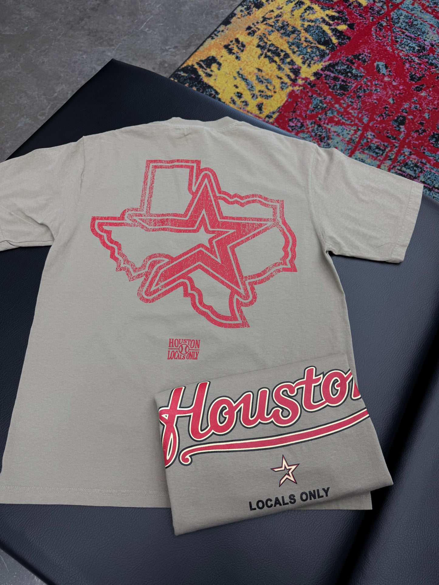 HLO - TX STATE SCRIPT TEE (OATMEAL)
