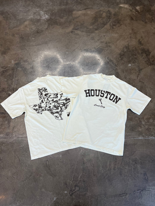 HLO - TX SCREW TEE (CREAM/MOCHA)